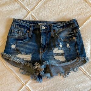High Waisted Denim Shorts